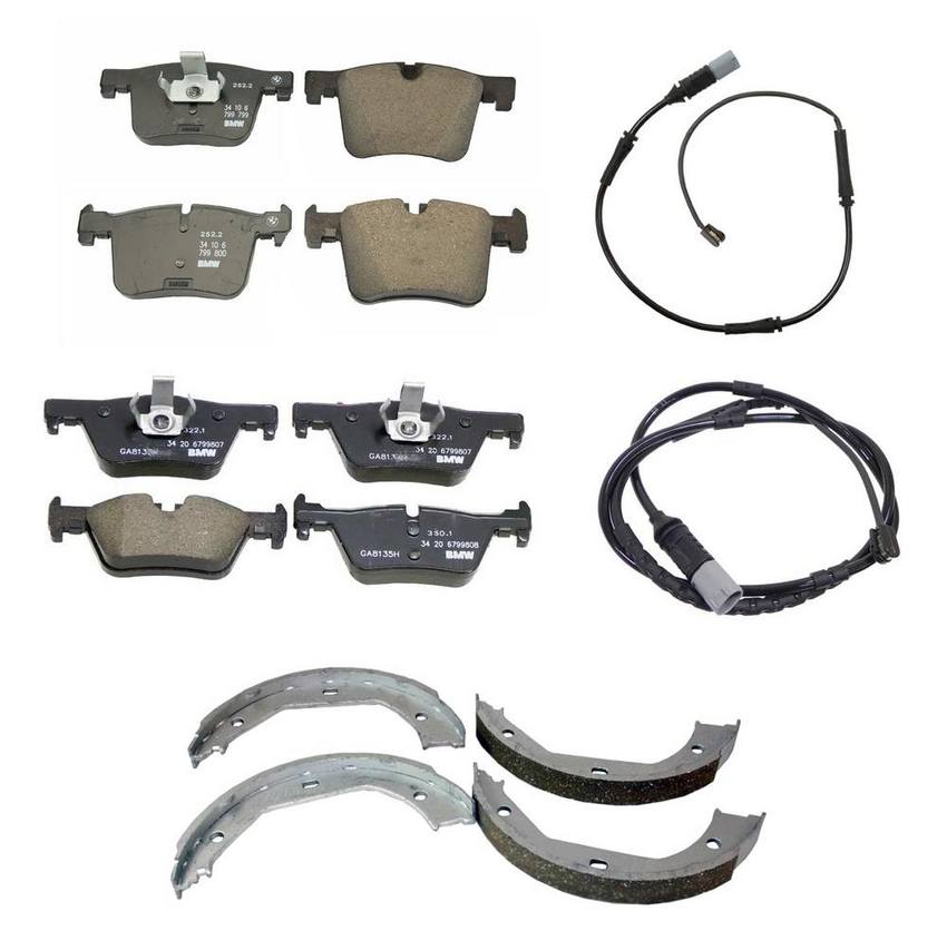 BMW Disc Brakes Kit - Pads Front and Rear